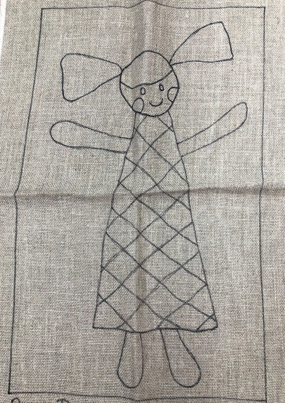 Rag Doll, Rug Hooking Pattern