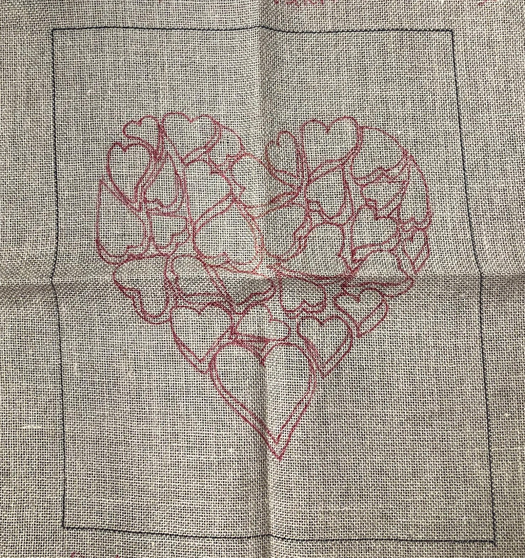 Valentine, Rug Hooking Pattern